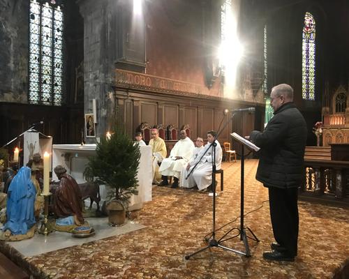 Messe à la collégiale le 120120