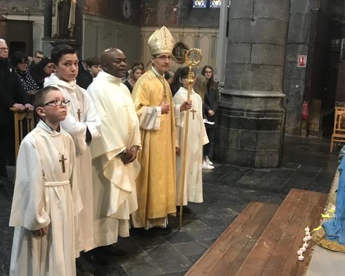 Messe à la collégiale le 120120