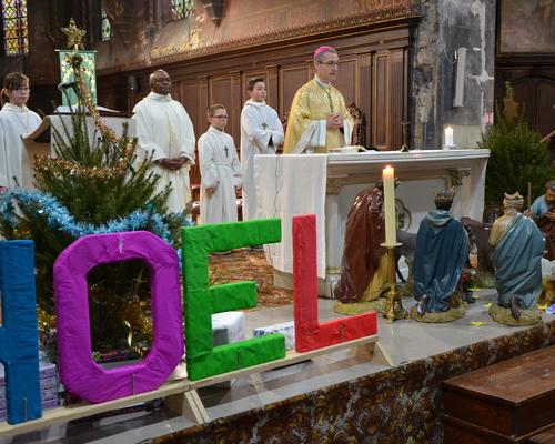 Messe à la collégiale le 120120