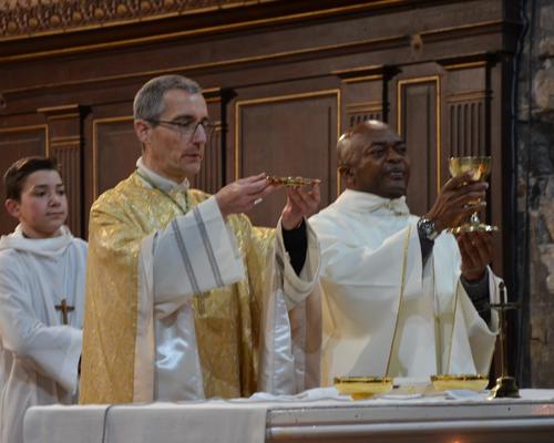 Messe à la collégiale le 120120