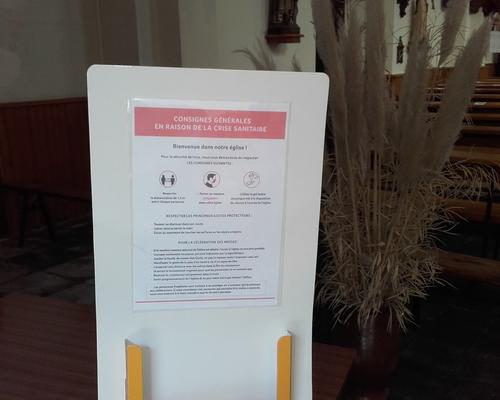 Aménagement église Macou mai 2020