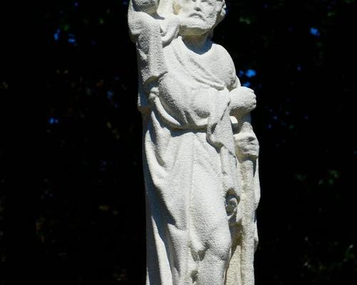 Statue 3D finalisee St Christophe