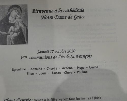 1eres communions St Francois 2020 (1)