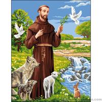 St Francois-loup et oiseaux