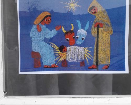 crèche a la fenêtre (Cambrai) 2