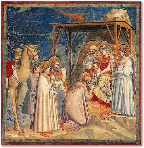 Adoration des mages.