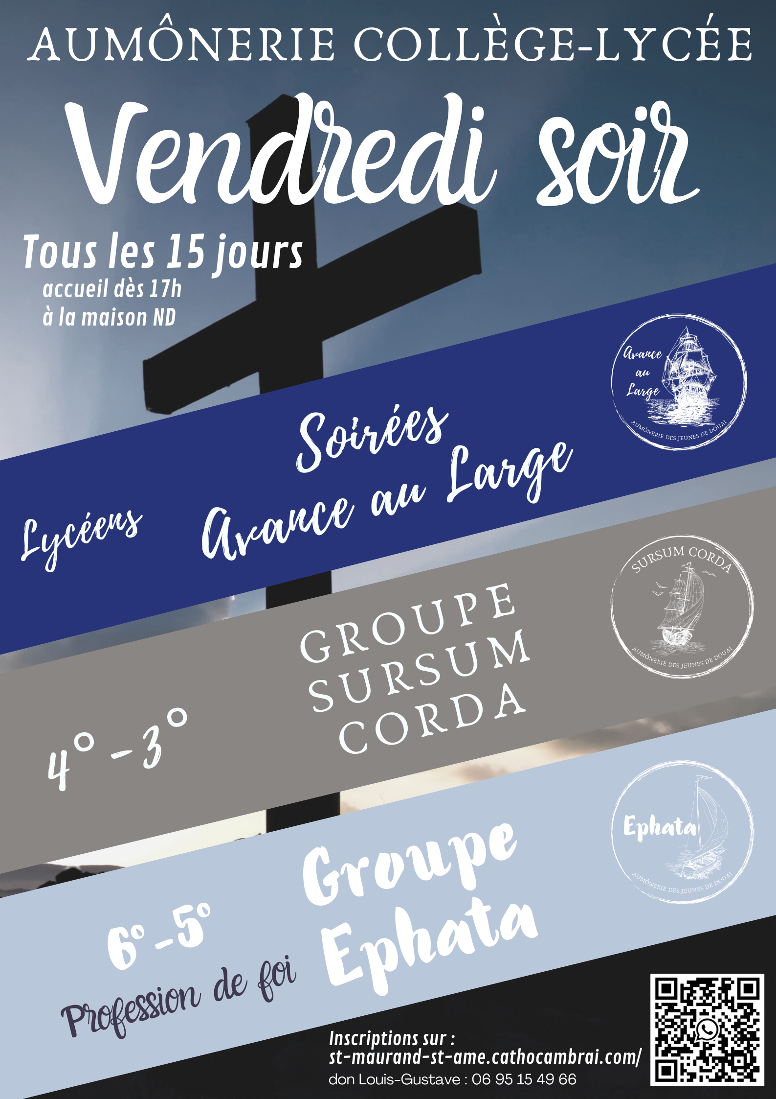 Affiche aumonerie 2022-2023