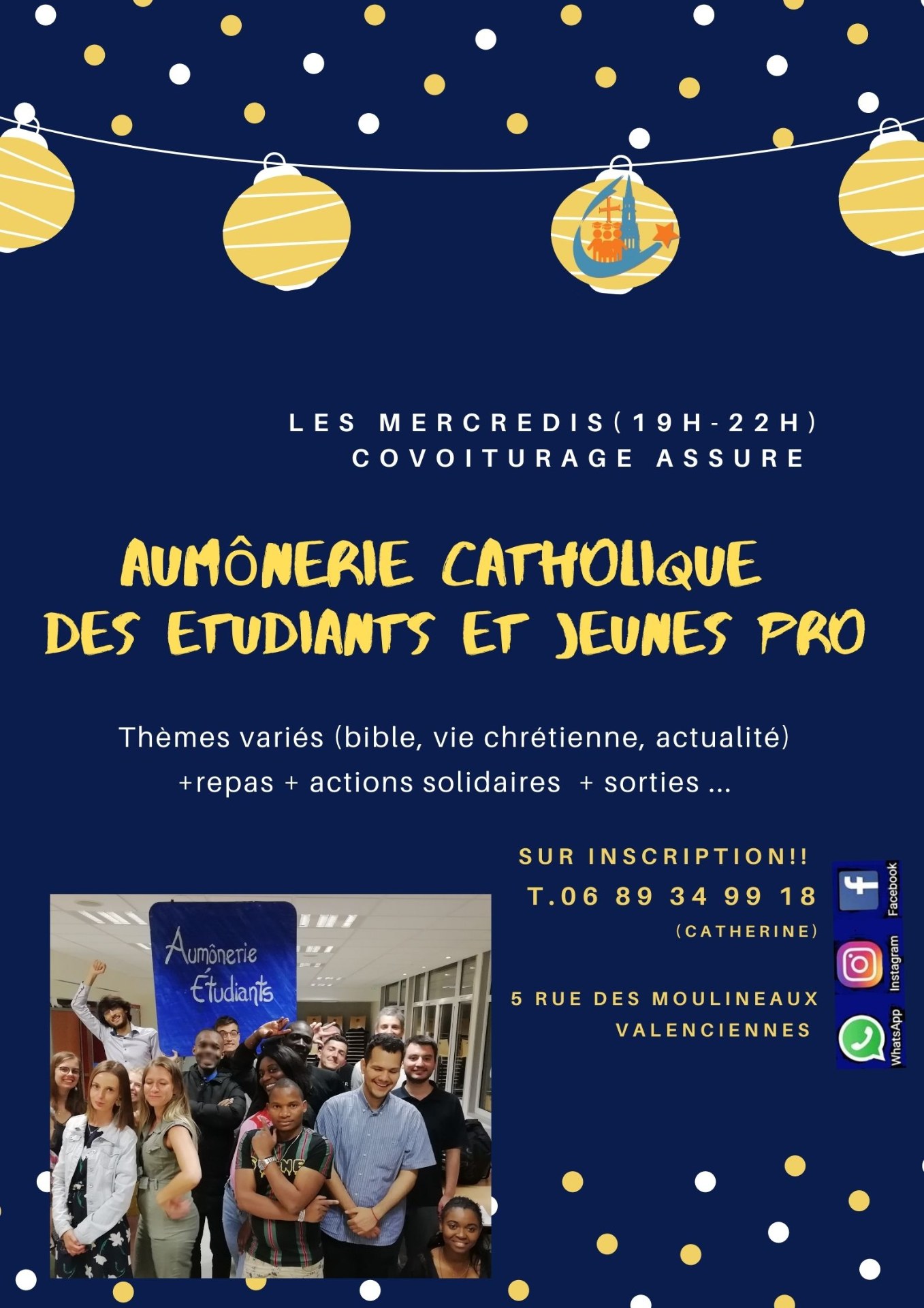 Affiche bleu