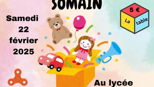 Affiche bourse aux jouets aumonerie