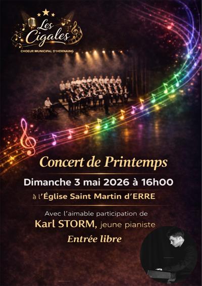 Affiche concert Cigales 3 mai 2026