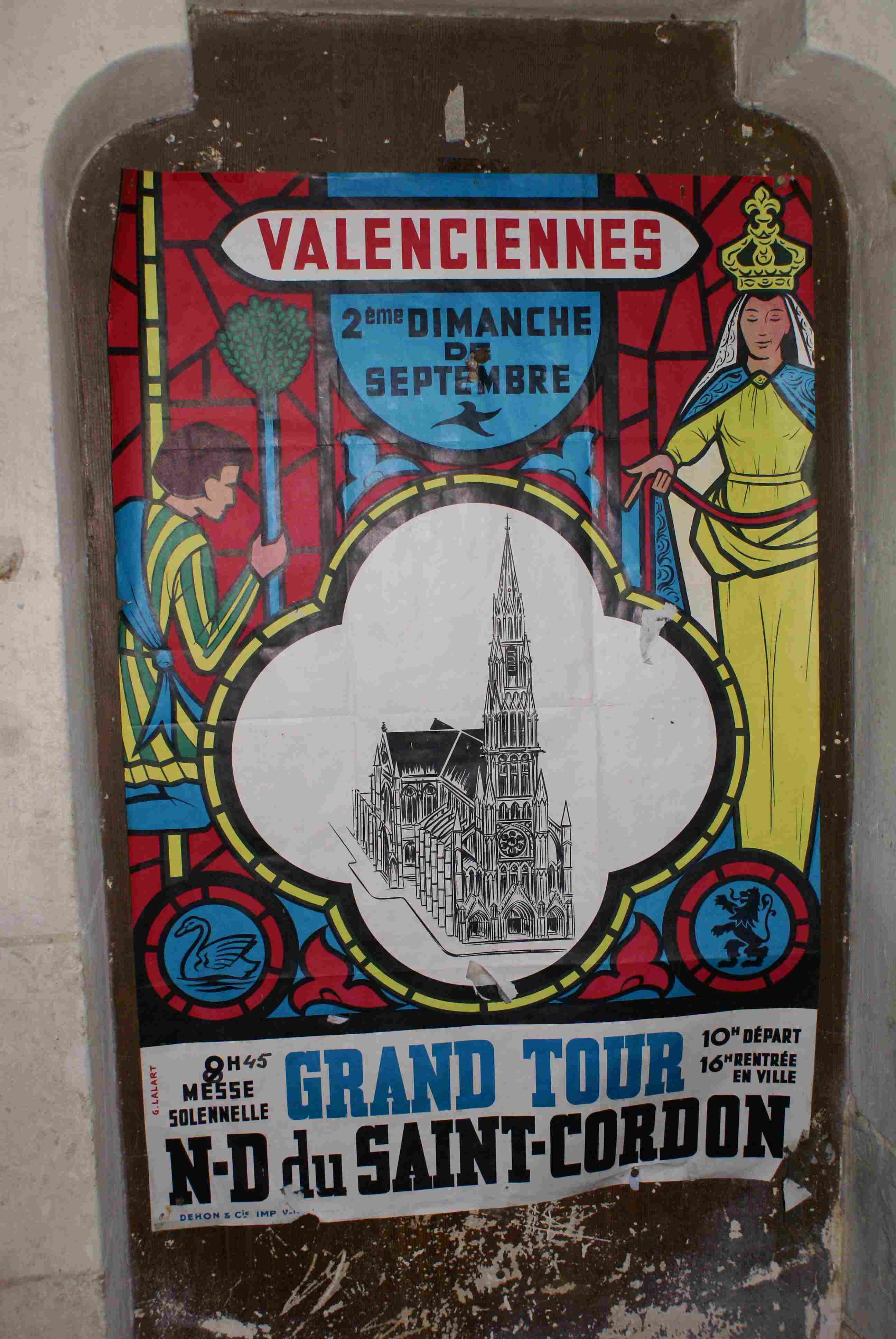 Promotion du Tour St Cordon, affiche ancienne