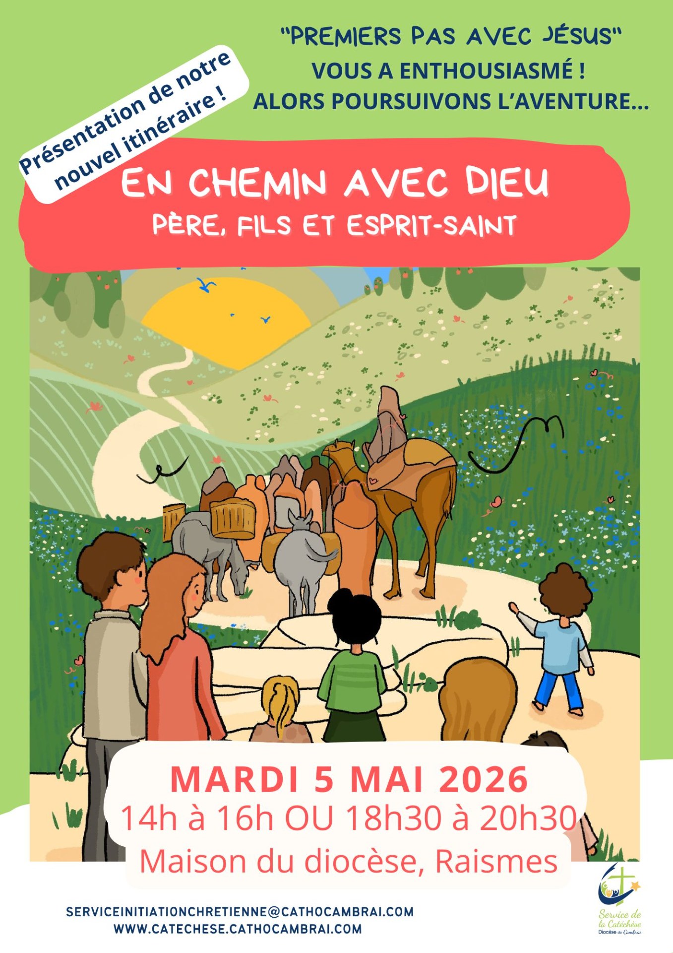 Affiche En chemin avec Dieu