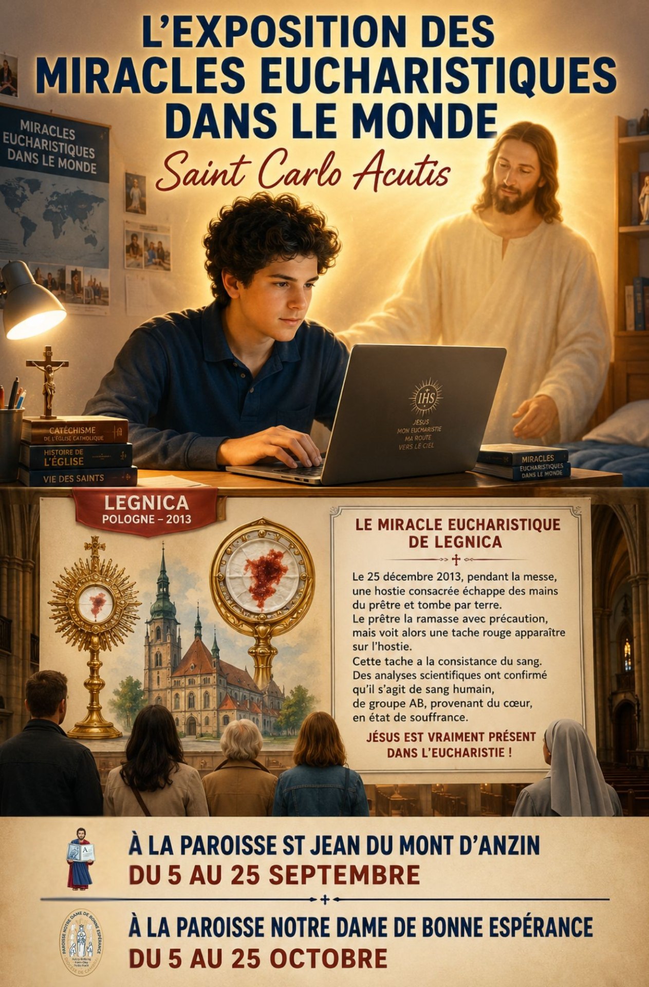 Affiche et flyer expo SJMA et NDBE