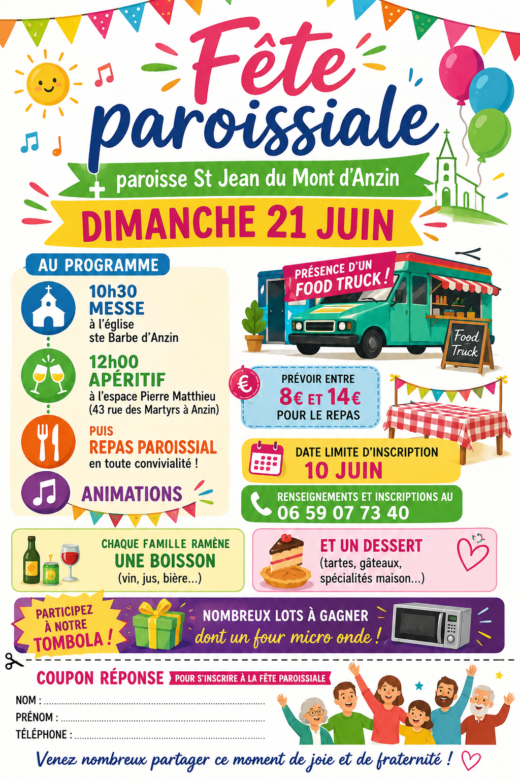 Affiche Fete paroissiale 21 06 2026