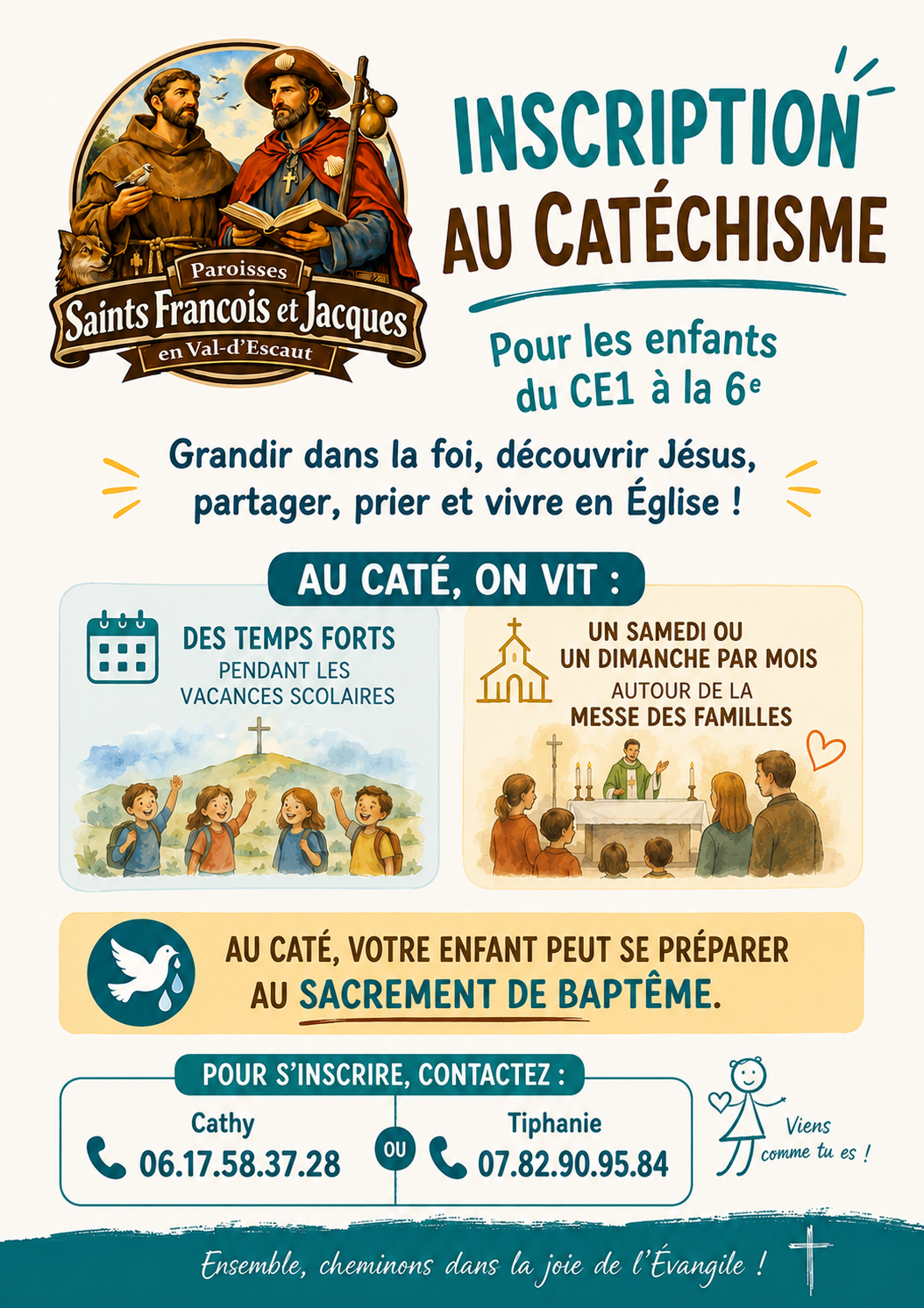 Affiche Inscirption au Cate 2026