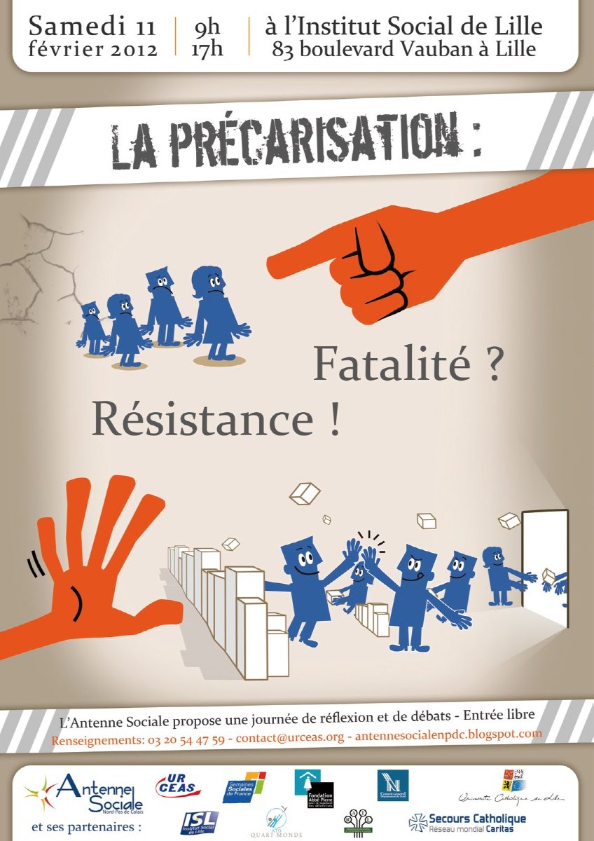 Affiche journée précarisation 11 02 2012