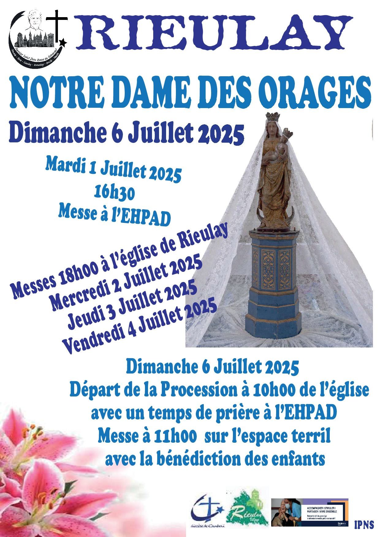 affiche Notre Dame des Orages 2025 V1.0