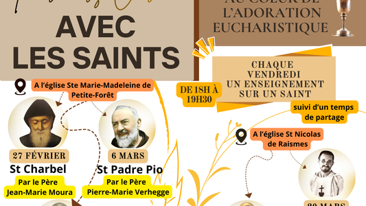 Affiche Parcours avec les Saints 2026