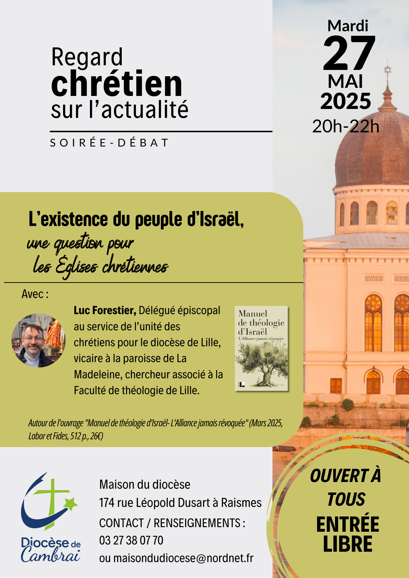 Affiche regard chretien sur l\'actu 05.2025