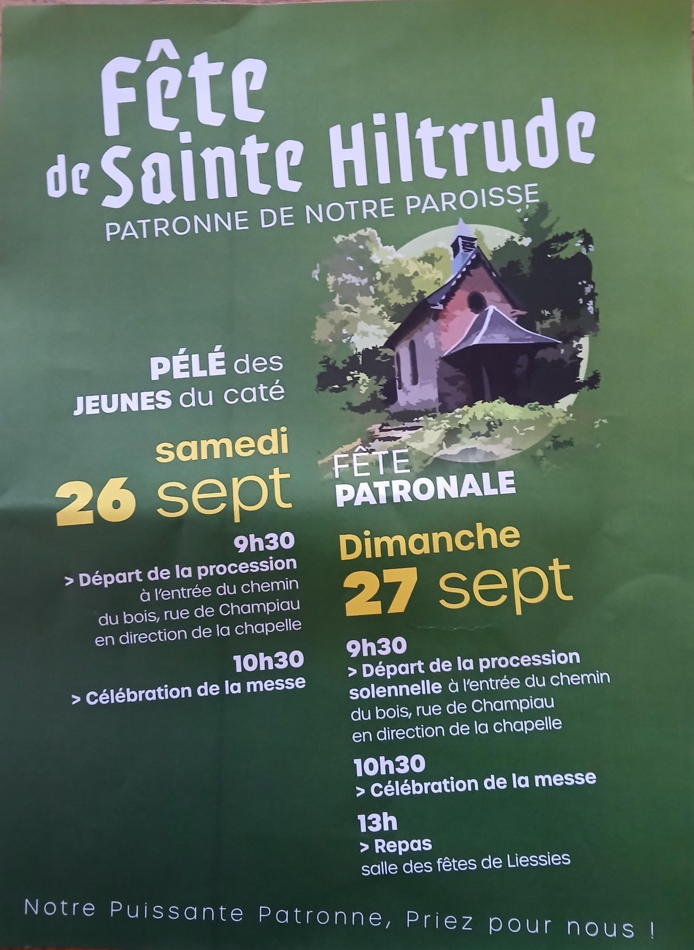 affiche Ste Hiltrude