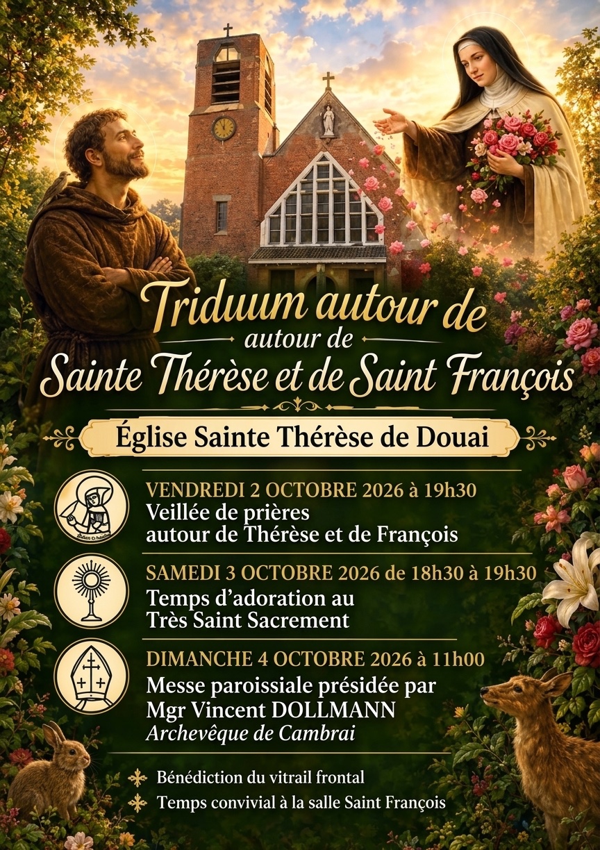 Affiche Triduum 2026 rectifie#e