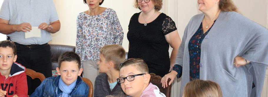 après un temps de partage avec leurs catéchistes