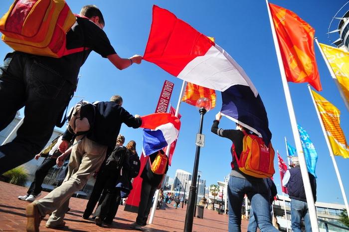 Arrivée dans le centre ville de Sydney