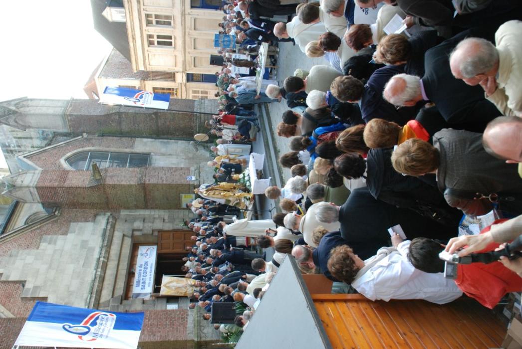 Arrivée à l'église St Géry