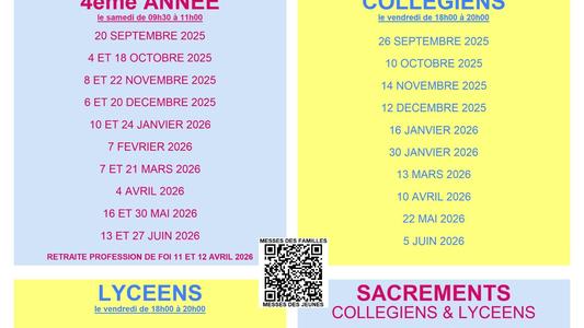 AUMONERIE FLYERS DATE DE L ANNEE