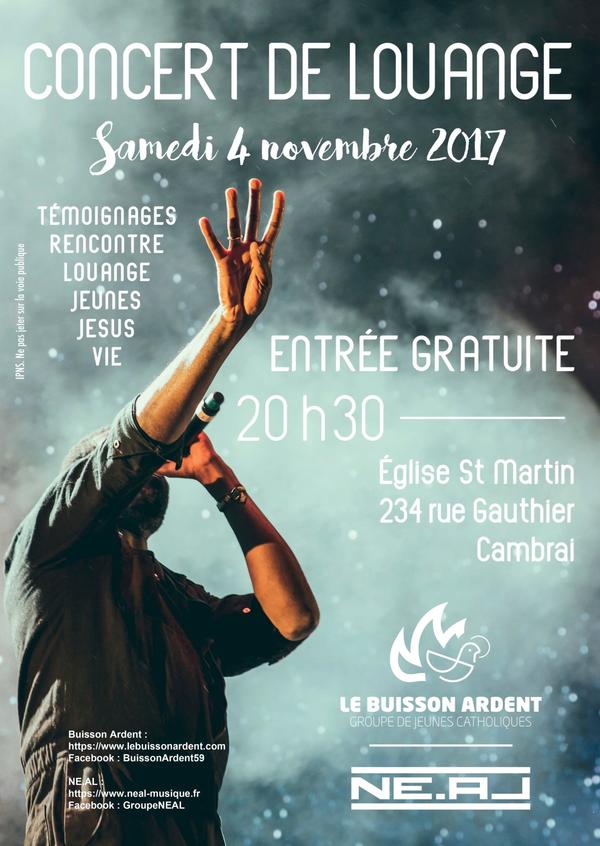 Buisson Ardent NE.AL concer louange 4 nov 2017 V2