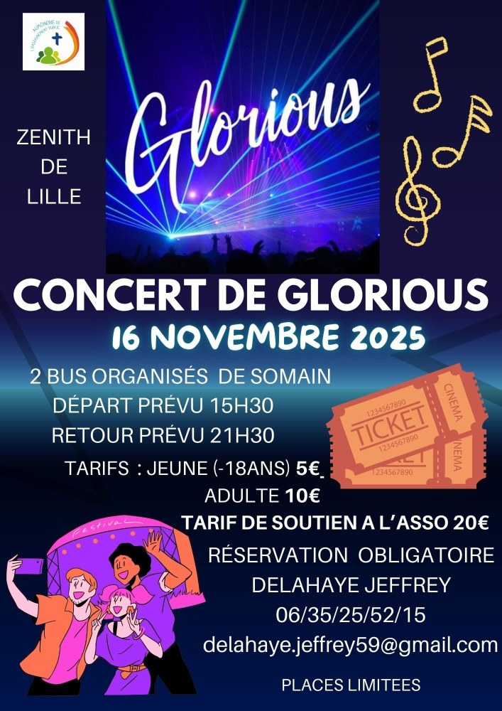 bus concert glorious somain lille