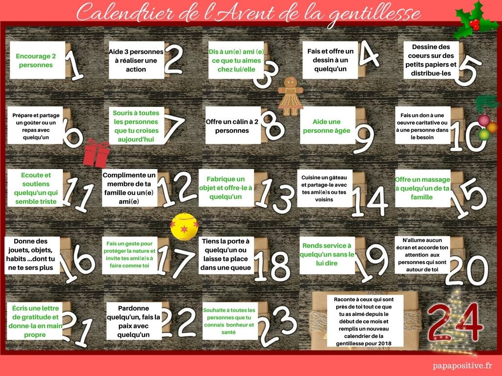 Calendrier de l'Avent