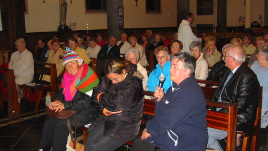 Chantal et l'assemblée Ste Waudru