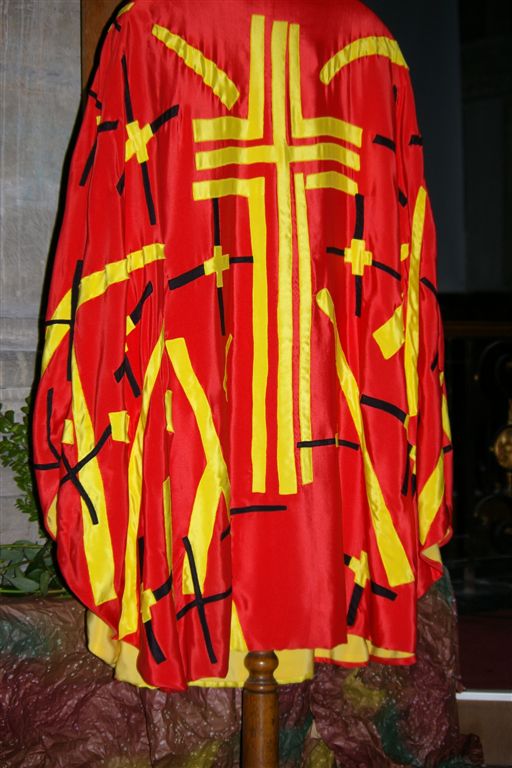 chasuble rouge