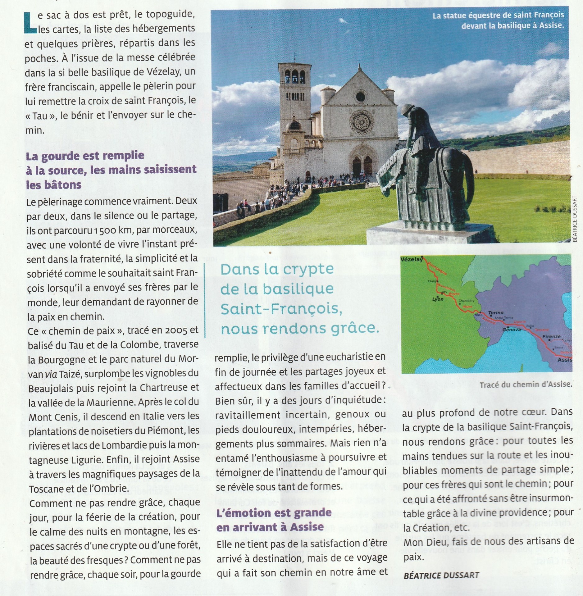 Chemin de paix