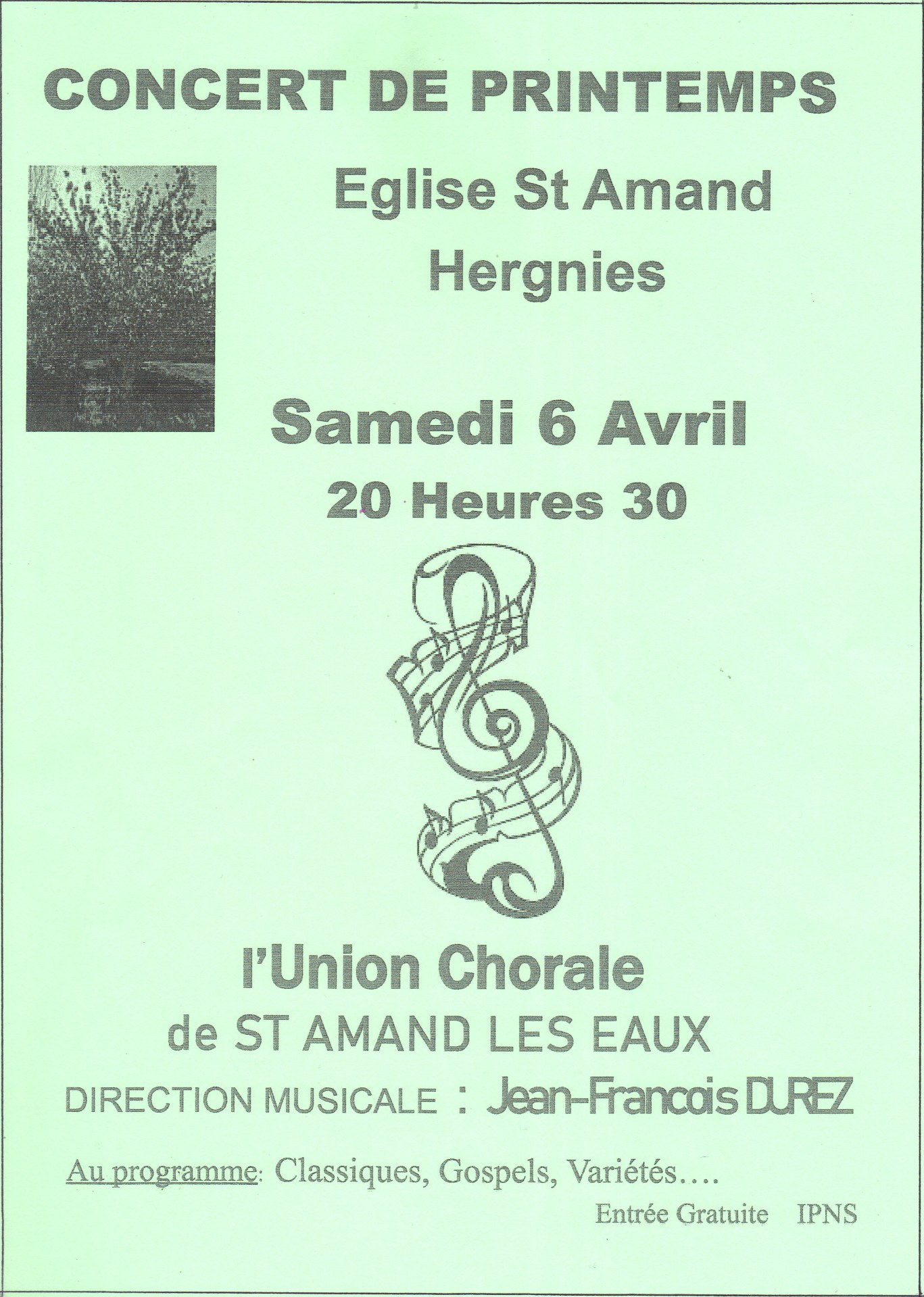 concert du 6 avril