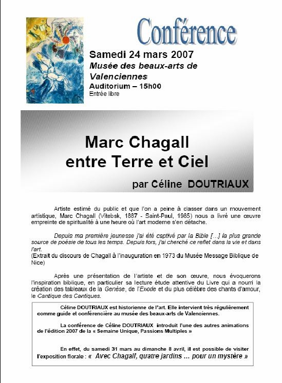 conference Marc Chagall