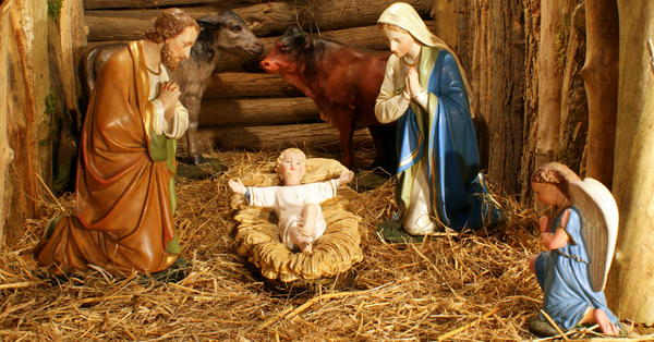 Crèche de Noël.