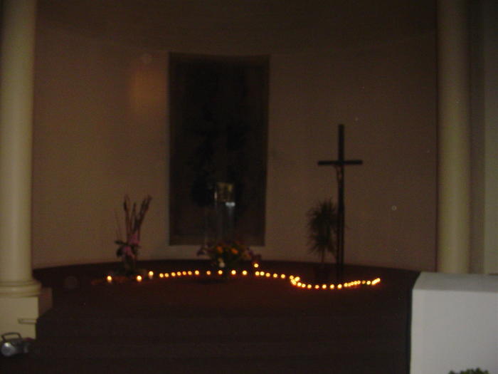 Dans la chapelle