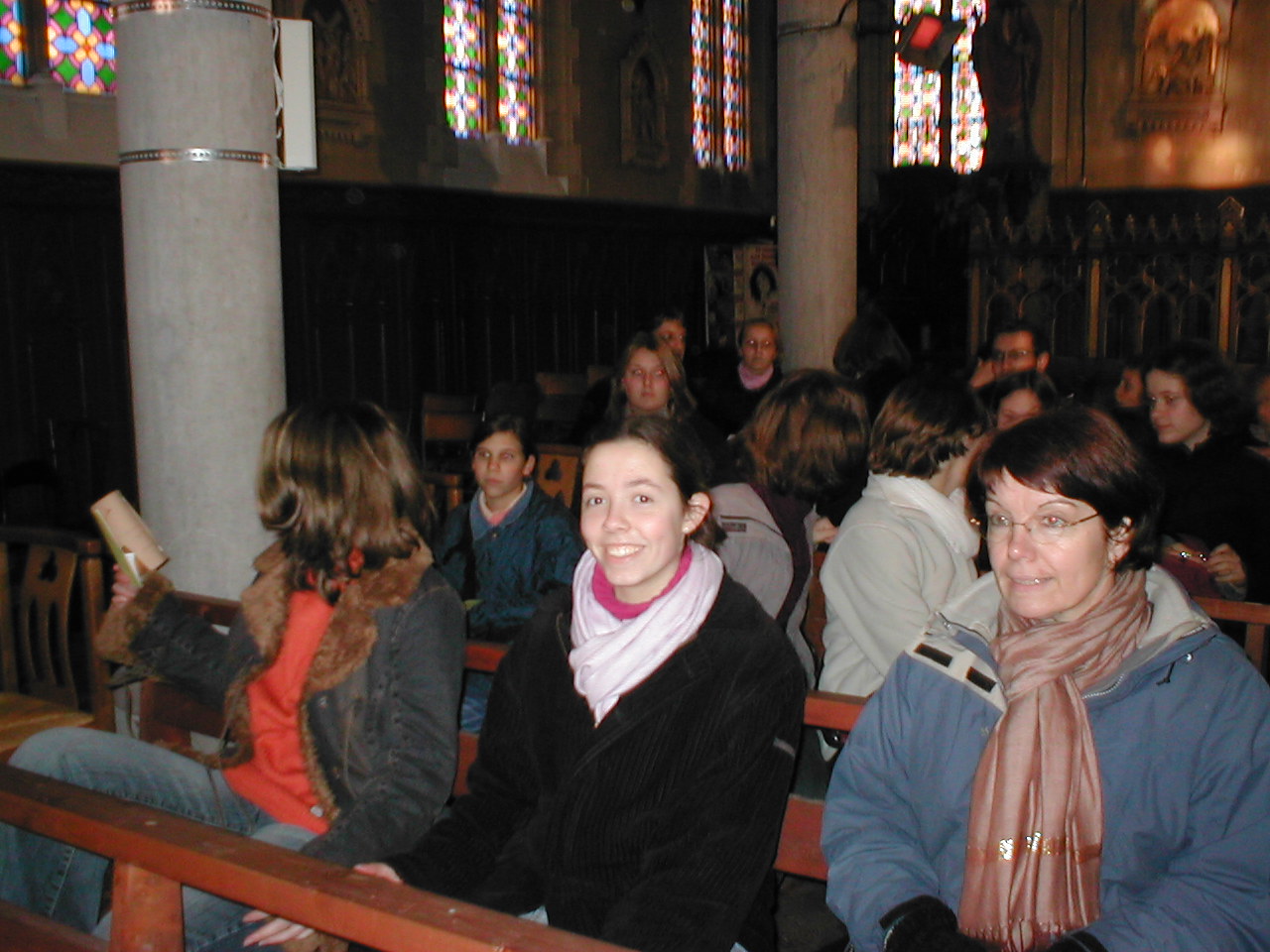 Dans l'église d'Eswars