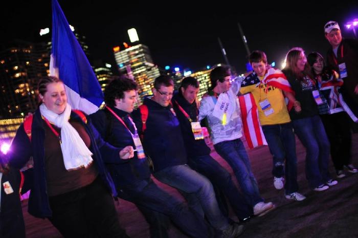 Danses lors d'un concert