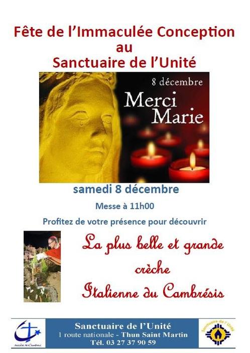 8 decembre-immaculee conception-sanctuaire de l un