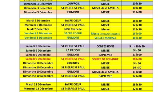 DECEMBRE MESSES PAGE 1