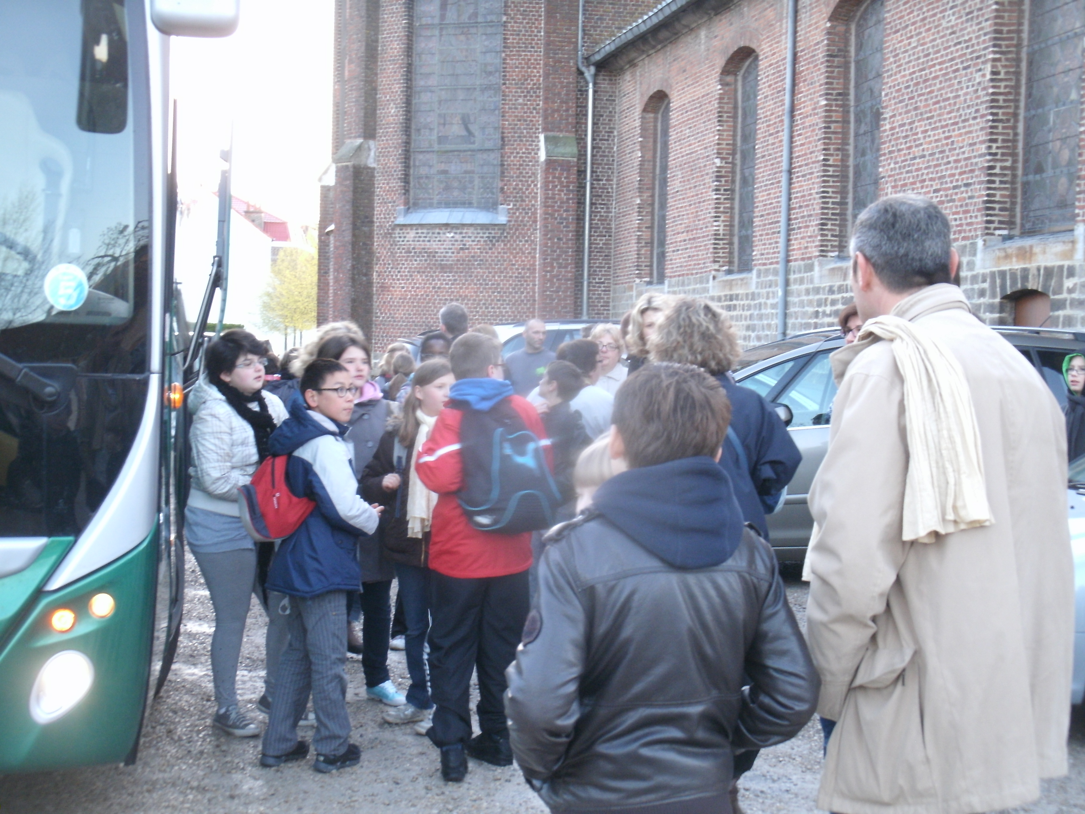 depart Eglise de Lecelles