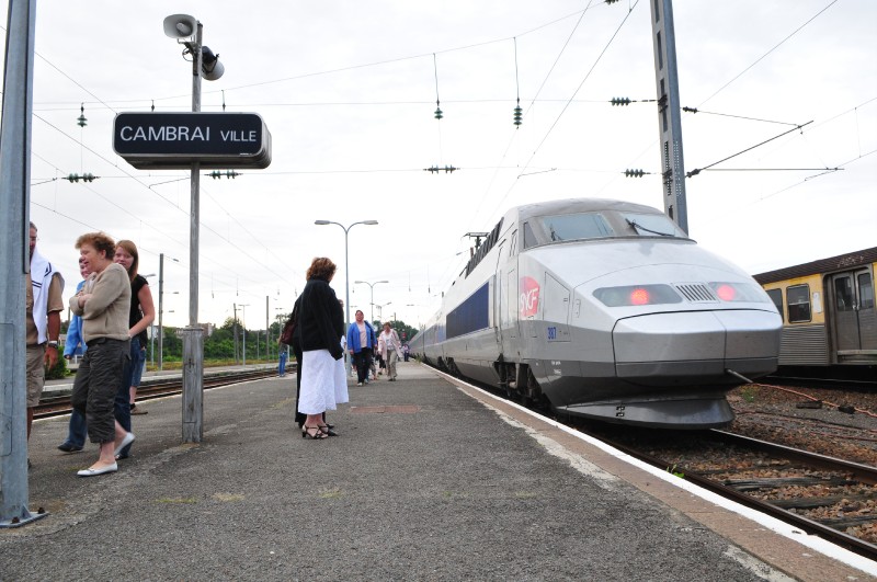 Départ TGV de Cambrai