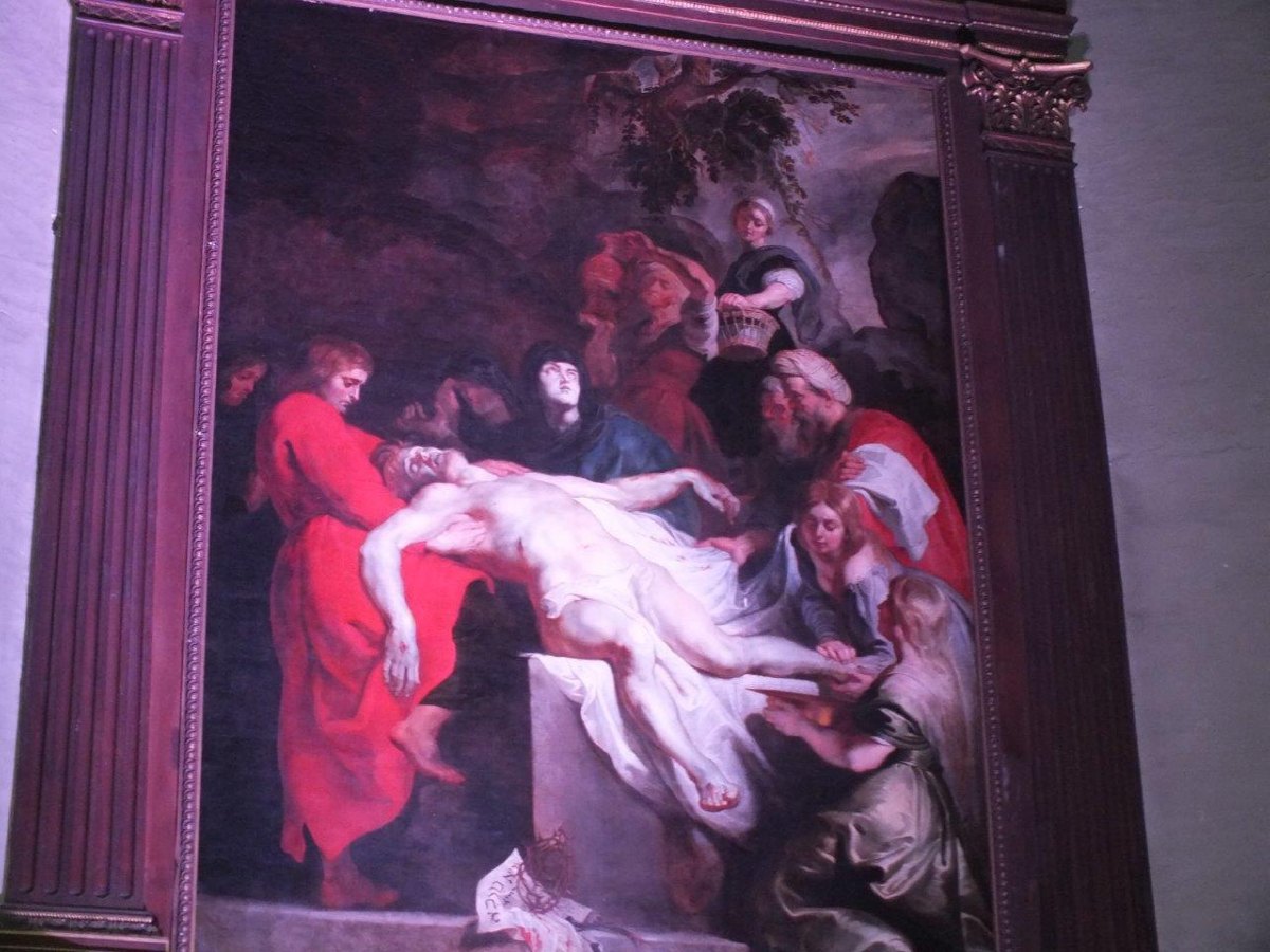 La mise au tombeau de Rubens