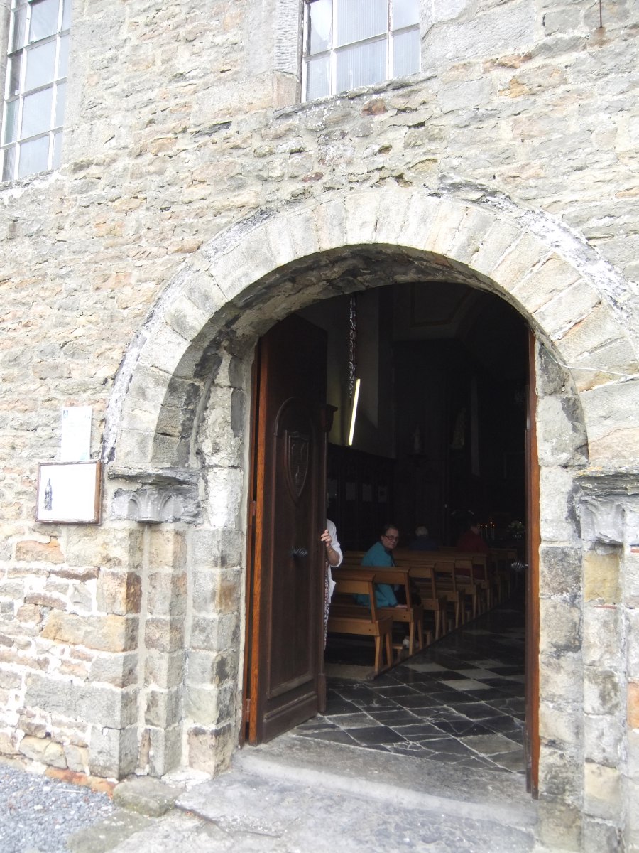 Arrivée à la chapelle