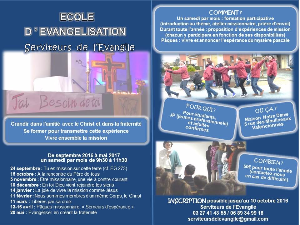 Ecole d'evangelisation Valenciennes