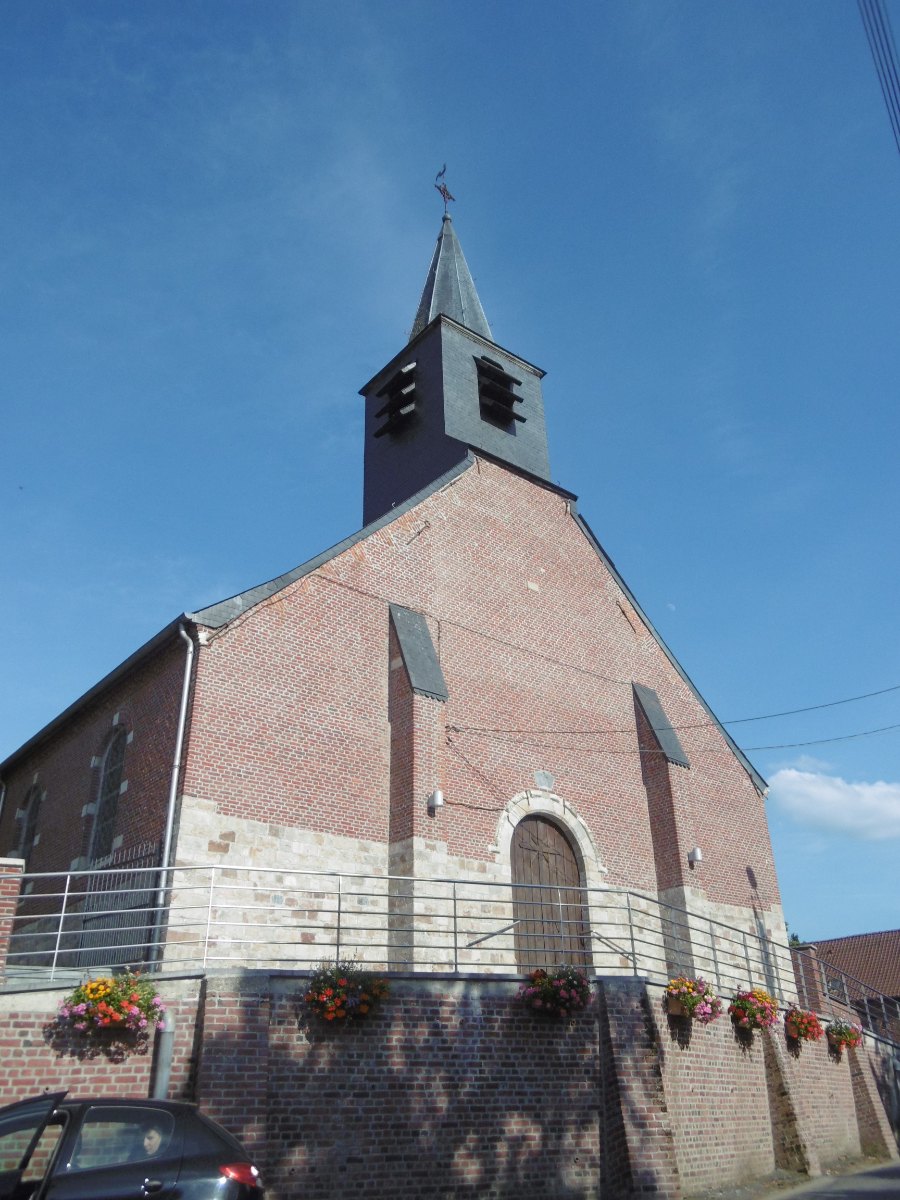 L'église paroissiale de Wargnies-le-Petit.