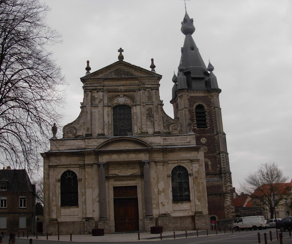 Eglise de Saint-Wasnon à Condé-sur-L'Escaut